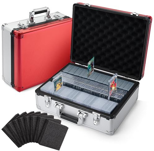 FunGuys Toploader Storage Box – Holds 600+ Cards, Sports Card Storage Case for Trading Cards, Top Loader Card Storage, Fits One Touch Card Holders