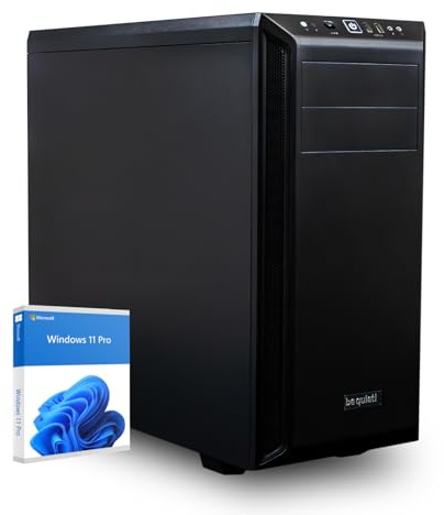 dcl24 AMD Workstation PC Ryzen 9 7900X, RTX3050 6GB - 2000GB SSD, 64GB DDR5, schneller Rechner PC mit 12x5.6 GHz, WLAN, Windows 11 Pro Desktop Rechner für Büro und Homeoffice [19815]