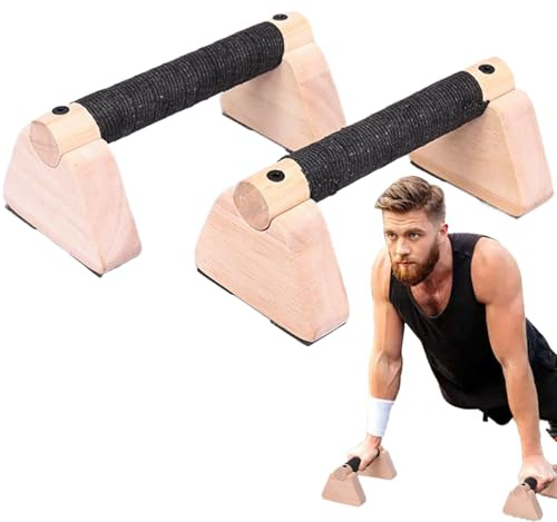 Push up Bar | Push up Handles Parallettes Bars - 2X Non-Slip Equipment Set, Portable Home Gym Accessories for Strength Training, Workout