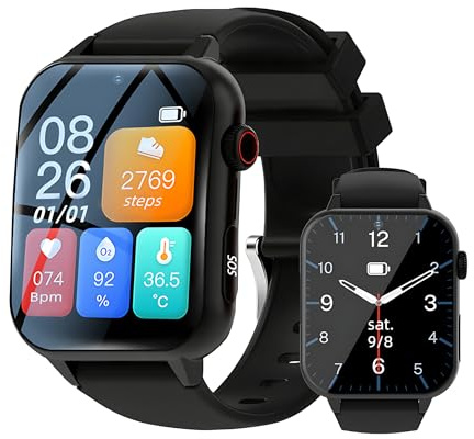 Vexorium Reloj Inteligente 4G para Mayores Independientes con SOS, Alerta de Caída, GPS, Videollamada, Aviso de Hora, IP67 y Herramientas Remotas – Libertad y Confianza Cada Día,Negro