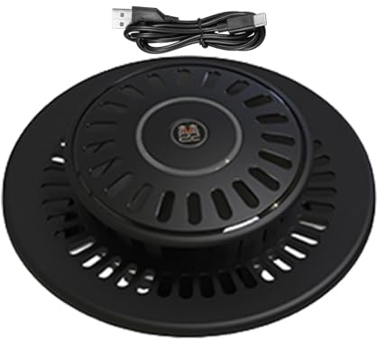 Genérico Pequeñas Luces de Crecimiento para Plantas de Interior - Lámpara LED Giratoria 3W con Base Recargable | Iluminación para Terrario y Botella de Musgo con Paisajes en Miniatura