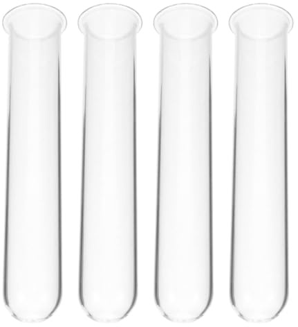 4pcs Glass Test Tube Vase for Plant Propagation Holder Wall Decor | Hydroponic Flower Tubes, Terrarium Decor Display Stand, Test Tube Plant Holder