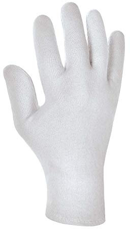 Texxor Baumwolltrikot-Handschuh 12 Paar reinweiß, Damengröße