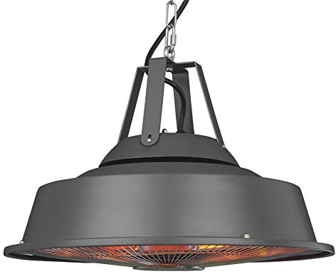 Partyzeltheizung hängend Partyheizung Zeltheizung Heizstrahler Heizpilz Eurom Sail (Grau)