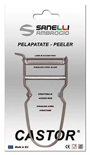 Pelapatate Castor lama inox su cartoncino