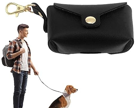 Holdes Doggie avfallspåsar för koppel - hunddropphållare med karbinhake