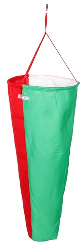 BESTonZON Manga de Viento para Exteriores 09 M Resistente Tela Oxford Color Aleatorio Indicador Dirección Viento para Jardín Terraza Patio Aire Libre Color Aleatorio