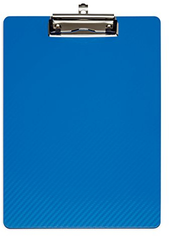 MAUL Klemmbrett A4 MAULflexx | Klemmbrettmappe im A4 Format für Dokumente | strapazierfähige Konferenzmappe | einschiebbare Aufhängöse | Mappe mit Bügelklemme für loses Papier | Blau