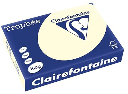 Trophée 224551 - Ivory Paper A4 Size, 160g 250 Sheets