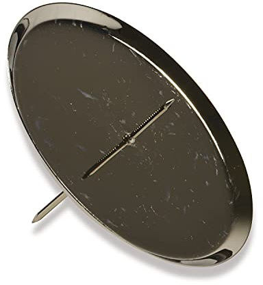 Riffelmacher 10787 - Porta candele dell'Avvento, 4 pezzi in sacchetto, diametro 10 cm, in metallo, argento, candela, corona dell'Avvento, composizioni decorative, Natale, Avvento