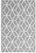 vidaXL Outdoor Teppich Doppellagiges Jacquard-Muster Balkon Terrasse Garten Außenteppich Balkonteppich Gartenteppich Terrassenteppich Grau 140x200cm PP