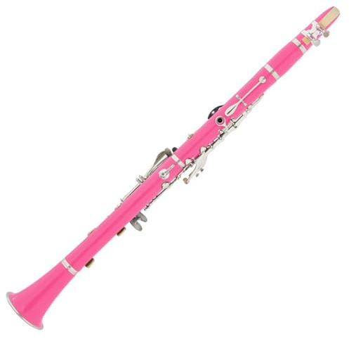Clarinete rosa de nivel de rendimiento
