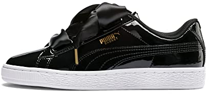 PUMA Basket Heart Patent Wn's, Femme , Black ,37 EU