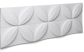 Flower ARSTYL Wall Panel - 28 x 380 x 1135 mm - NOËL & MARQUET - a Brand of NMC - Polyurethane