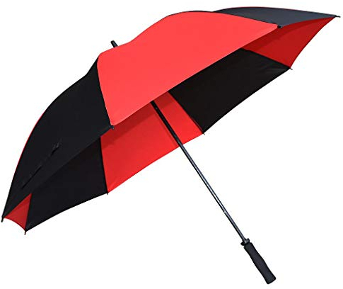 LS2 Fiberglas Golfschirm schwarz/rot 30
