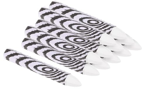 PATIKIL Crayones de Marcado para Madera, Paquete de 12 4x0.55 Hexagonales de Cera para Marcar Neumáticos, Dibujar en Madera, Vidrio, Cerámica, Cartones, Tela, Piedra, Blanco