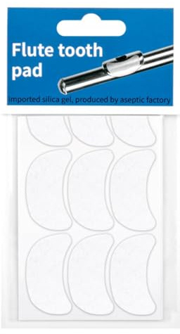 NONDK Almohadillas Dentales Antideslizantes para Flauta las Almohadillas Labios Antideslizantes para Flauta Protegen los Accesorios Instrumento Material Respetuoso con Medio