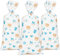 50 Stück Babyparty Geschenktüten mit Kabelbinder 12,5x27,5cm Plätzchen Beutel Süßigkeiten Tüten Candybar Bags Partytüten Zellophantüten Geschenke für Baby Shower Geburt Gender Reveal Party (Blau)