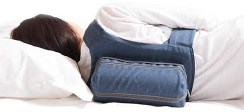 WoodyKnows 2023 Zaino da dormire laterale recentemente aggiornato│ Soluzione anti-russare│ Allenatore di posizione del sonno per un sonno confortevole│ Abbinamento migliore per il vostro corpo(L)