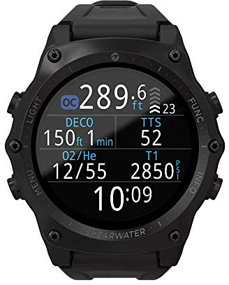 Shearwater Tauchcomputer Teric Silver Bezel, Taucheruhr