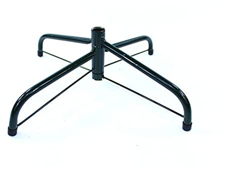 DAZZLEEX Staffa per albero di Natale, treppiede pieghevole in ferro per albero di Natale, staffa di base in metallo per albero di Natale, 50 cm