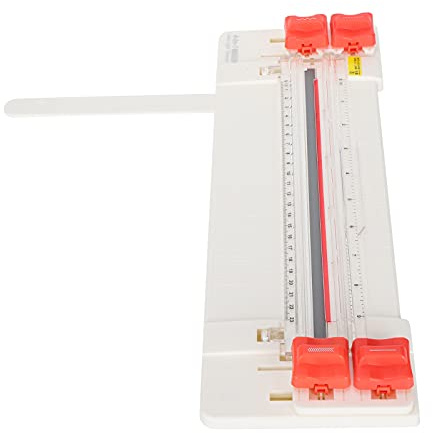 Pappersskärare A4 Rak Gauge Skrynkklippare Rak Vågig Foto Prickad Linje A3 Våglinje Precisionsskärare Pappersskärare Cutter Bild Roterande Trimmers (Vit)