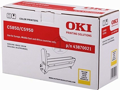 OKI C 5950 (43870021) – original – bildtrumma gul – 20 000 sidor