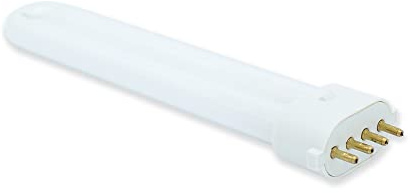 FLS E9W U-Tube T4 CFL Light Bulbs for Lanterns Replacement for Coleman 5357-109C by Technical Precision - Coleman Lantern Bulb Replacement - 2G7 Base 4 Prong Lightbulb - 6500K Bulb - 1 Pack