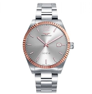 Sandoz - Reloj Acero IP Rosa Brazalete Sr Sa - 81525-55