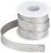 UNICRAFTALE 304 Manchon de Câble Tressé Extensible Acier Inoxydable Tricot Ruban Réseau Évolutif Manchon de Câble Plat Protecteur de Cordon Tube de Métier à Tisser pour Protéger le Câble 4 m/Rouleau
