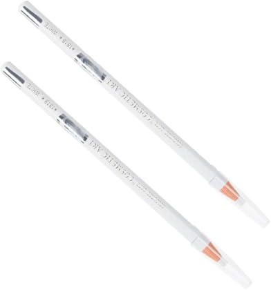 Ipetboom 2stücke Holz Eyeliner Stift Mit Pinsel Wasserfest Und Langanhaltend Weißer Highlighter-make-up-stift Für Augen Make-up