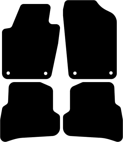 Kovvar Fußmatten passend für Volkswagen Polo 6C/6R 2009-2017 | Qualität: Basic