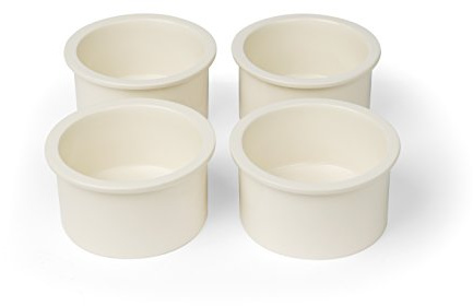 Prevue Pet Products 4-Count Ceramic Bowl Replacement Cup Set - White