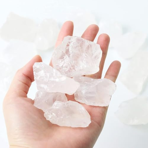Nvzi Quartz Cristal, Pierre Precieuse Et Minéraux, Pierre Naturelle Lithotherapie, Cristaux Et Pierres Précieuses, Pierre De Protection Puissante Cristal De Roche, Pierre Chakra, Deco Salon(450G)
