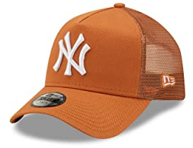 New Era New York Yankees Basecap für Kinder - Braun - A Frame Trucker - - MLB - Mesh gebogener Schirm Snapback - Child
