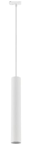 Lindby Lámpara para sistema de riel Linaro (Moderno) en Blanco hecho Metal e.o. Salón & Comedor (1 llama, GU10) carril foco
