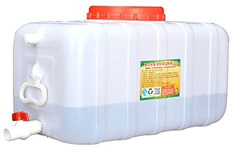 Reservoir eau Transporteur d'eau en plastique 200L Conteneur d'eau d'urgence Camping Transporteur de stockage d'eau Distributeur de boissons avec robinet Utilisation en camping-car ou en cam(Size:25L)