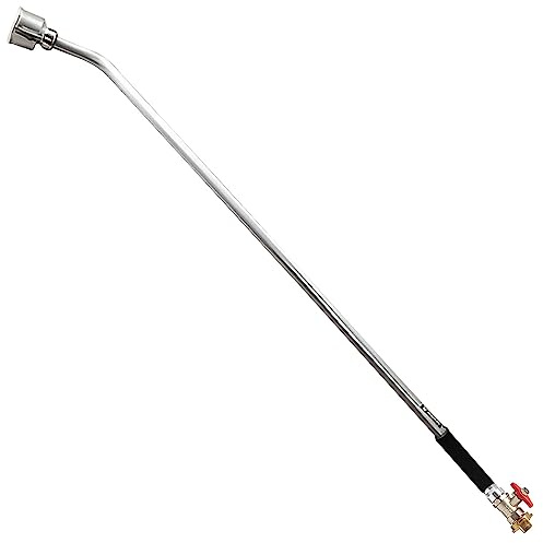 Gro Garden Products 90cm Long Watering Lance - Original Geka Aluminium Lance for Garden or Hanging Baskets - Hose Wand Watering Lance - Long Handled Hose Sprayer - Hanging Basket Watering Device