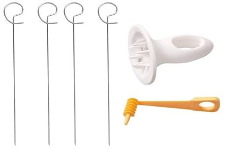 Fokroin Cortador en espiral de verduras Cortador en espiral de patatas Cortador en espiral de patatas Cortador en torre de patatas Perfecto para fiestas de torres de patatas, barbacoas y acampadas