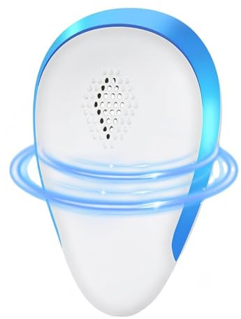 Padonco Ultrasonic Pest Repeller Plug In – 1 Pack Mouse Repeller for Home, Flat, Garage & Office, Rodent Control for Mice Rats, Repels Ants, Spiders, Mosquitoes, Safe for Pets and Children (White)