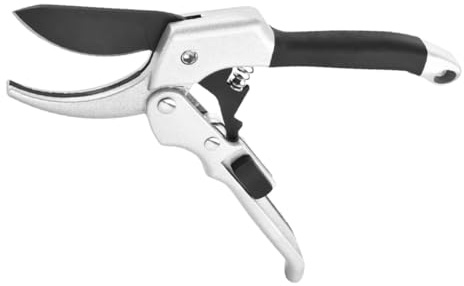 NUOBESTY Forbici da Potatura Ergonomiche Antiscivolo per Frutta e Siepi Cesoie da Giardinaggio Resistenti e Precise per Rami e Arbusti Utensile per Potatore Domestico