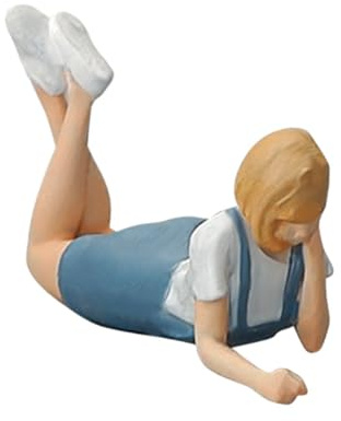 KIXZSAZ Realistiche opzioni in Per scala 1/64 per creare diorami e scene da giardino mozzafiato, miniature di figure di persone dipinte in Per scala 1/64.