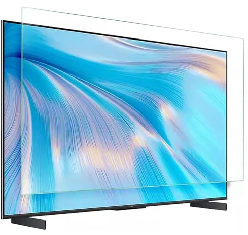 Yiustldd 32-75 Zoll TV-Bildschirmschutz, Blaulicht-Blockierfilterfolie, Matte Antiblendfolie, ultraklare Folie für LCD-Display,55 1211x682mm