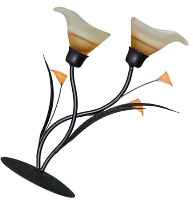 Candelabro in ferro con boccioli di fiori in vetro Supporto da tavolo per caminetti mensola controsoffitti centrotavola candeliere romantici decorazioni per la casa stand