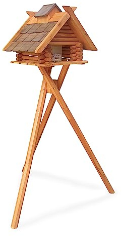 HABAU Vogelhaus Finnland mit Silo und Ständer