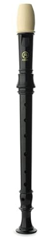 Angel ASRB-221 Soprano Recorder for Students – Baroque Fingering, 2-Piece Design, Thumb Rest, Transparent Case Included, Affordable Beginner Model