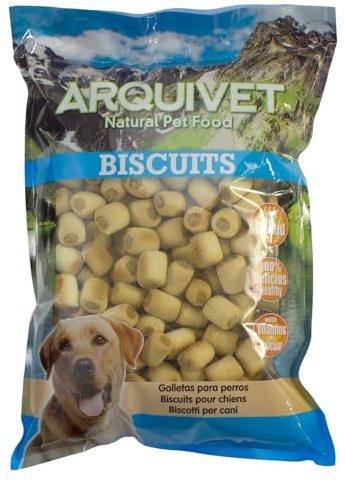 ARQUIVET Biscotti per Cani - Mini Rolls - Snack e Premi per Cani - 1 Kg