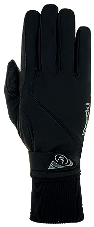 Roeckl Sports Reithandschuh WISMAR, Turnier Winter Handschuh, Schwarz 6.5