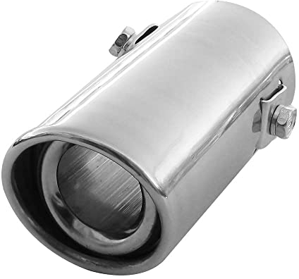 Universal Auspuffblende Auspuff Schalldampf Endrohr Endrohrblenden Blende Sport Sportauspuff Edelstahl Poliert Chrom bis 45mm