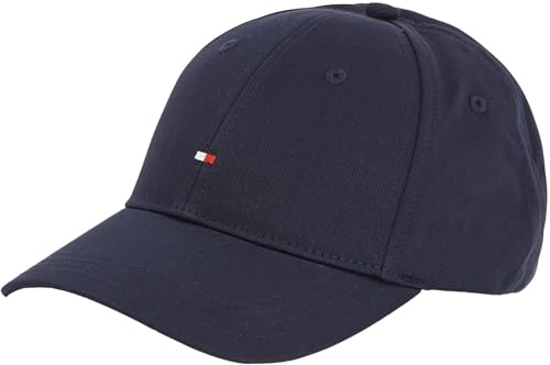 Tommy Hilfiger Cappellino Bambini Unisex Small Flag Cappellino da Baseball, Blu (Space Blue), S-M